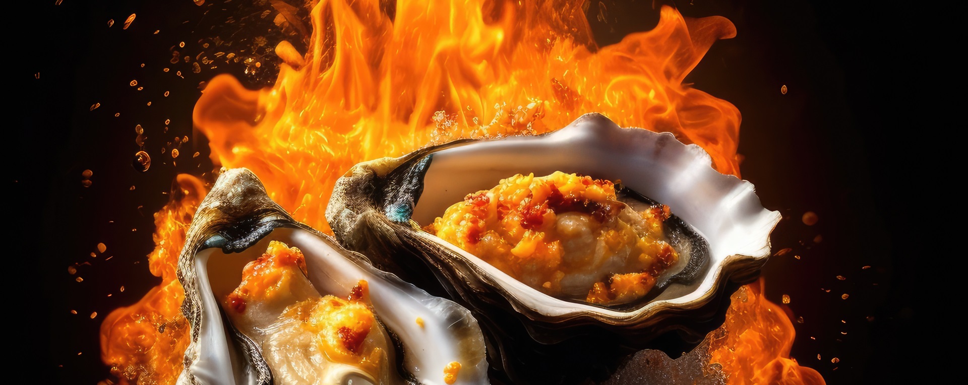 蠔火爆品牌策劃VI設計，燒烤logo設計